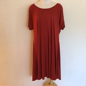 Forever 21 Burnt Orange Dress